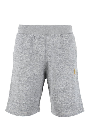 Stretch cotton shorts-0